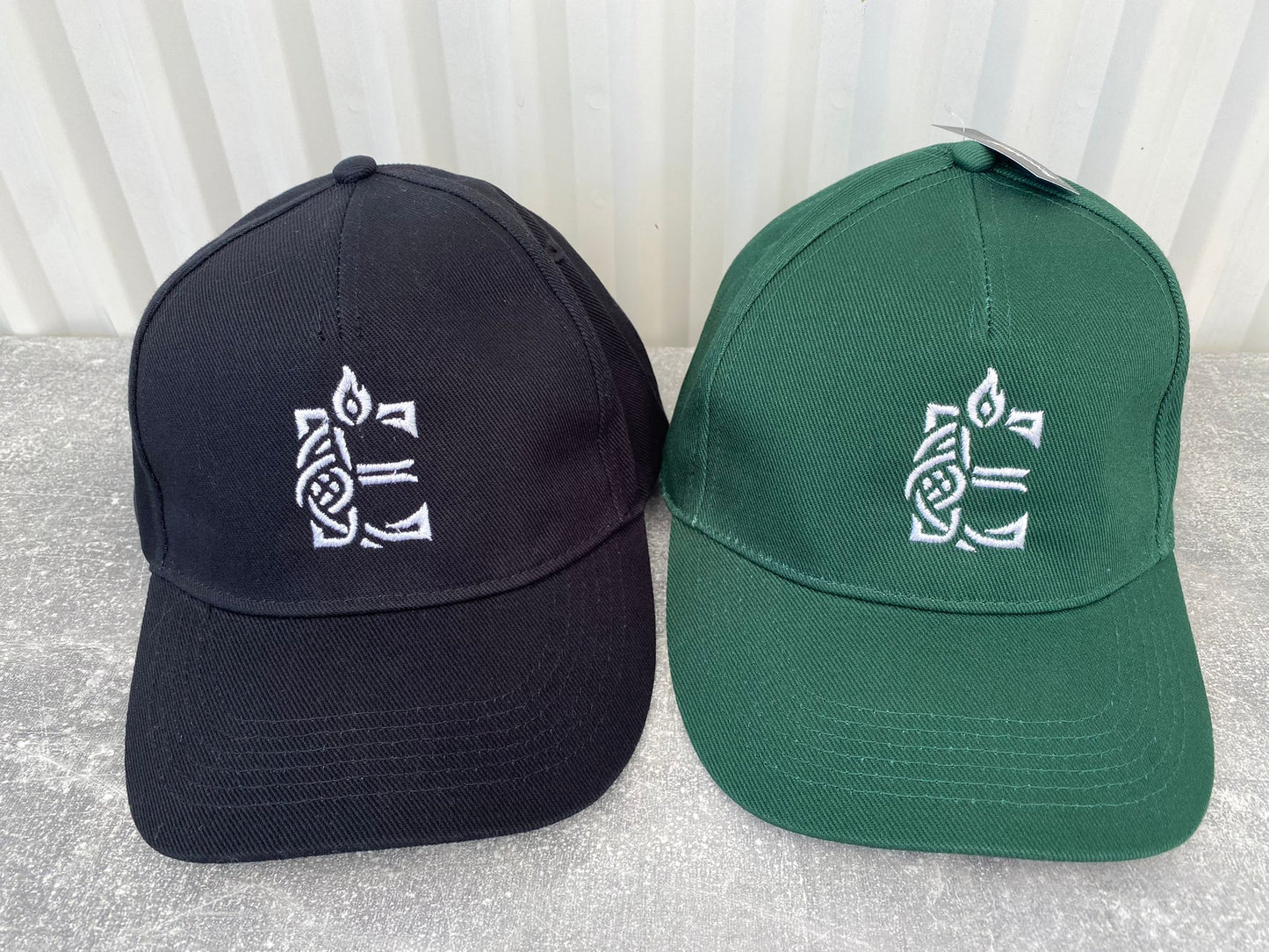 Emerald Ire Monogram Embroidered Logo Baseball Cap