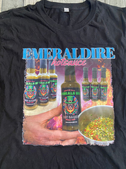 Emerald Ire Hot Sauce 90s Bootleg Aesthetic T-Shirt