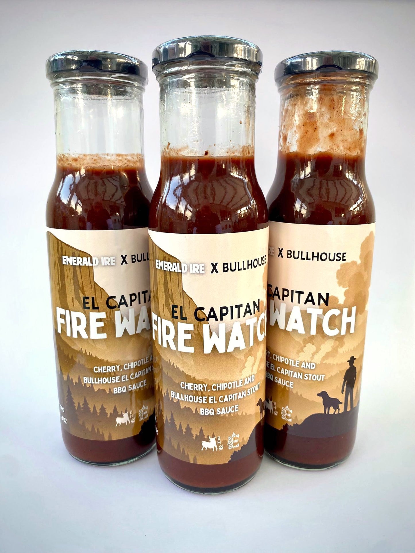 Emerald Ire x Bullhouse El Capitan Fire Watch BBQ Sauce 3 Pack